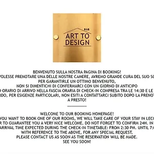 ** Couette-café Art To Design Italie